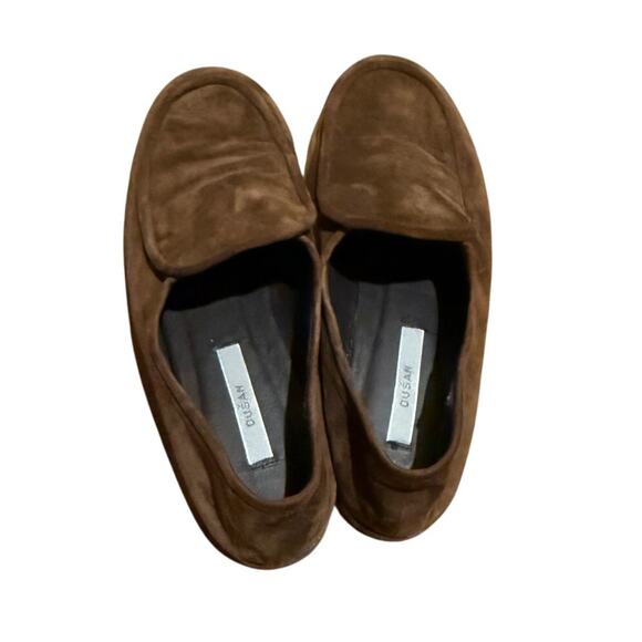 Dusan Brown Suede Loafers Women's Sz. 38.5 (US 6.5) - Picture 4 of 10